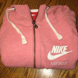 S NIKE zip up sweater